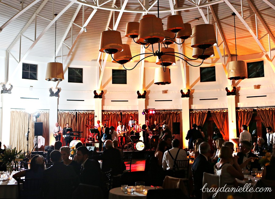 Wedding reception with live band Audubon Tea Room, New Orleans, LA