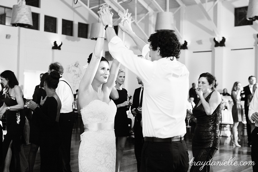 bride dancing, wedding by Bray Danielle Photography