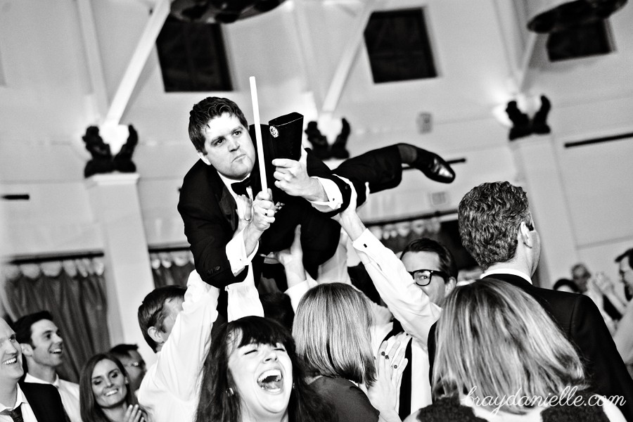 wedding guest crowd surfing, wedding by Bray Danielle Photography