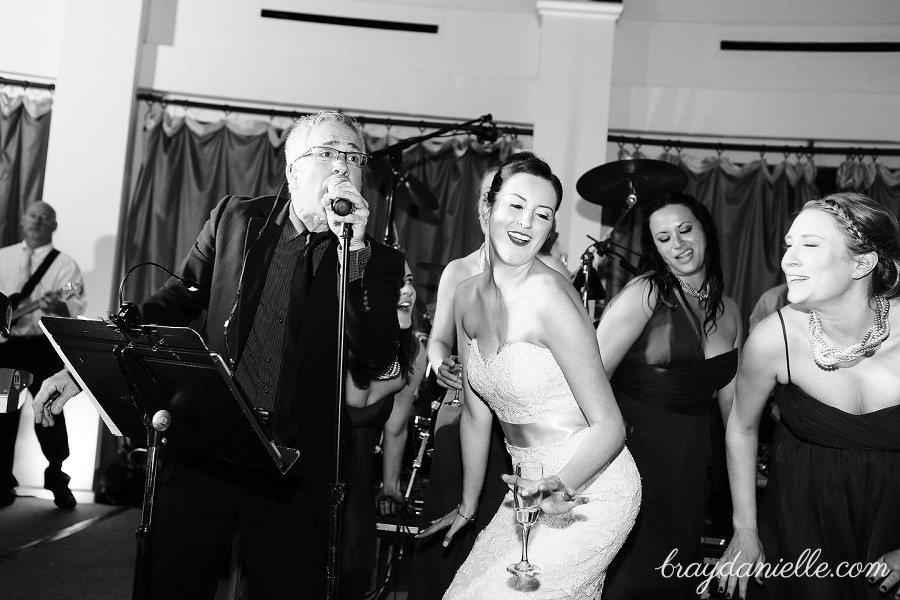 bride singing, wedding by Bray Danielle Photography