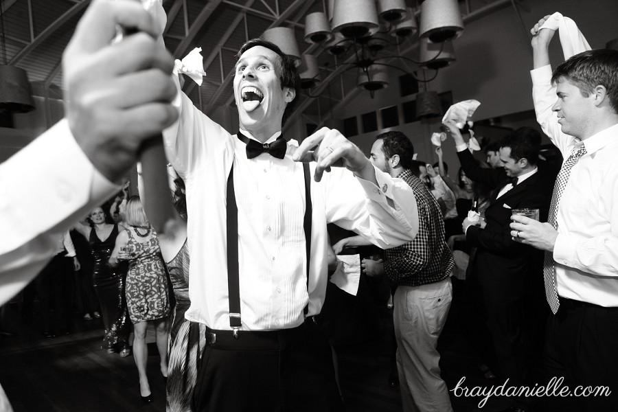 Groom during reception, wedding by Bray Danielle Photography