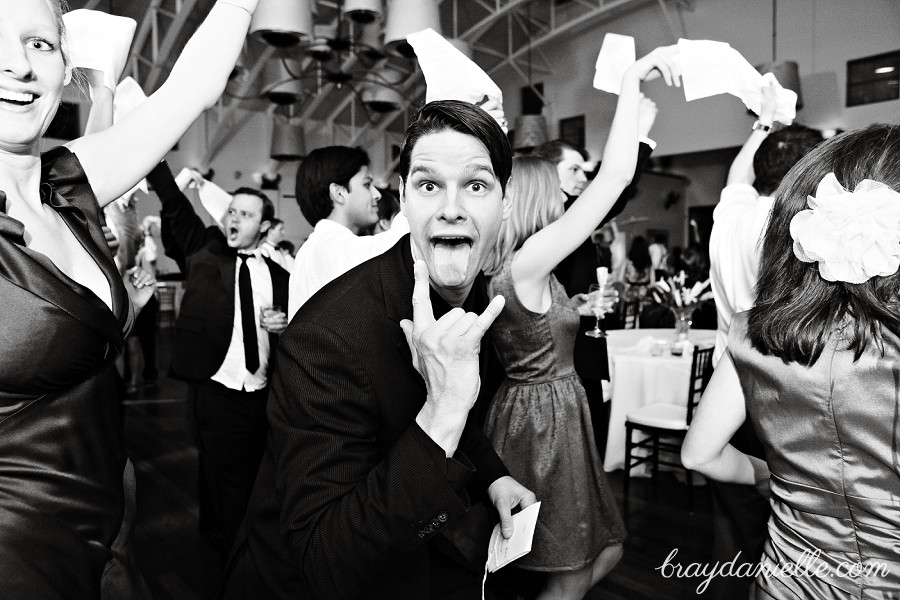 Funny wedding guest photo, wedding by Bray Danielle Photography