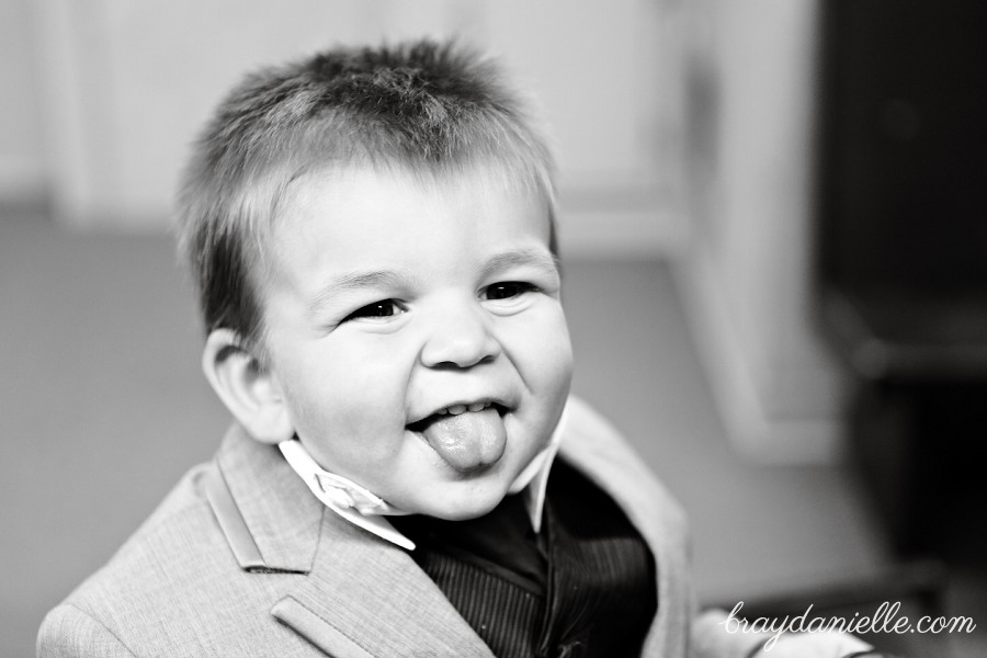 Cute ringbearer