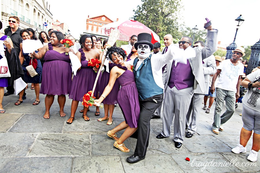 wedding party in new orleans