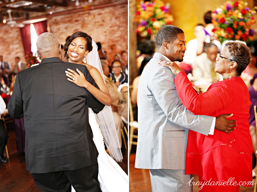 father of the bride dance + mother of the groom dance