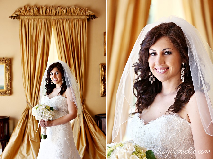 bride smiling waist up in plantation by Bray Danielle Photography 