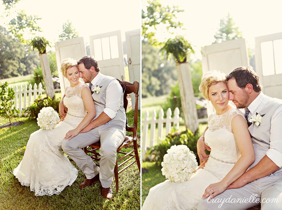 Country sunset wedding portraits by Bray Danielle Photography