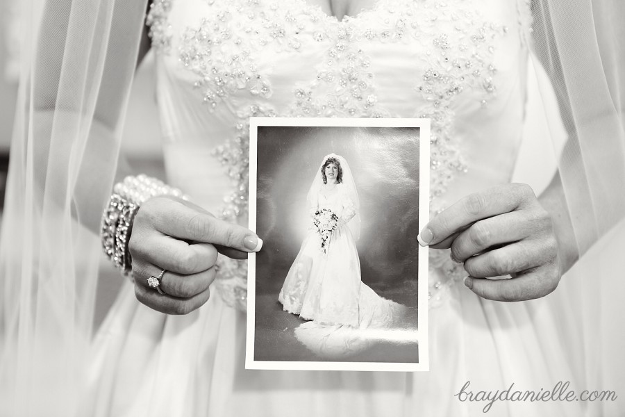 Heirloom dress, wedding by Bray Danielle Photography