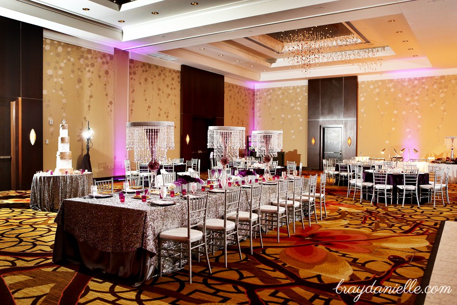 High End Wedding Decor, wedding by Bray Danielle Photography at the Renaissance Hotel in Baton Rouge